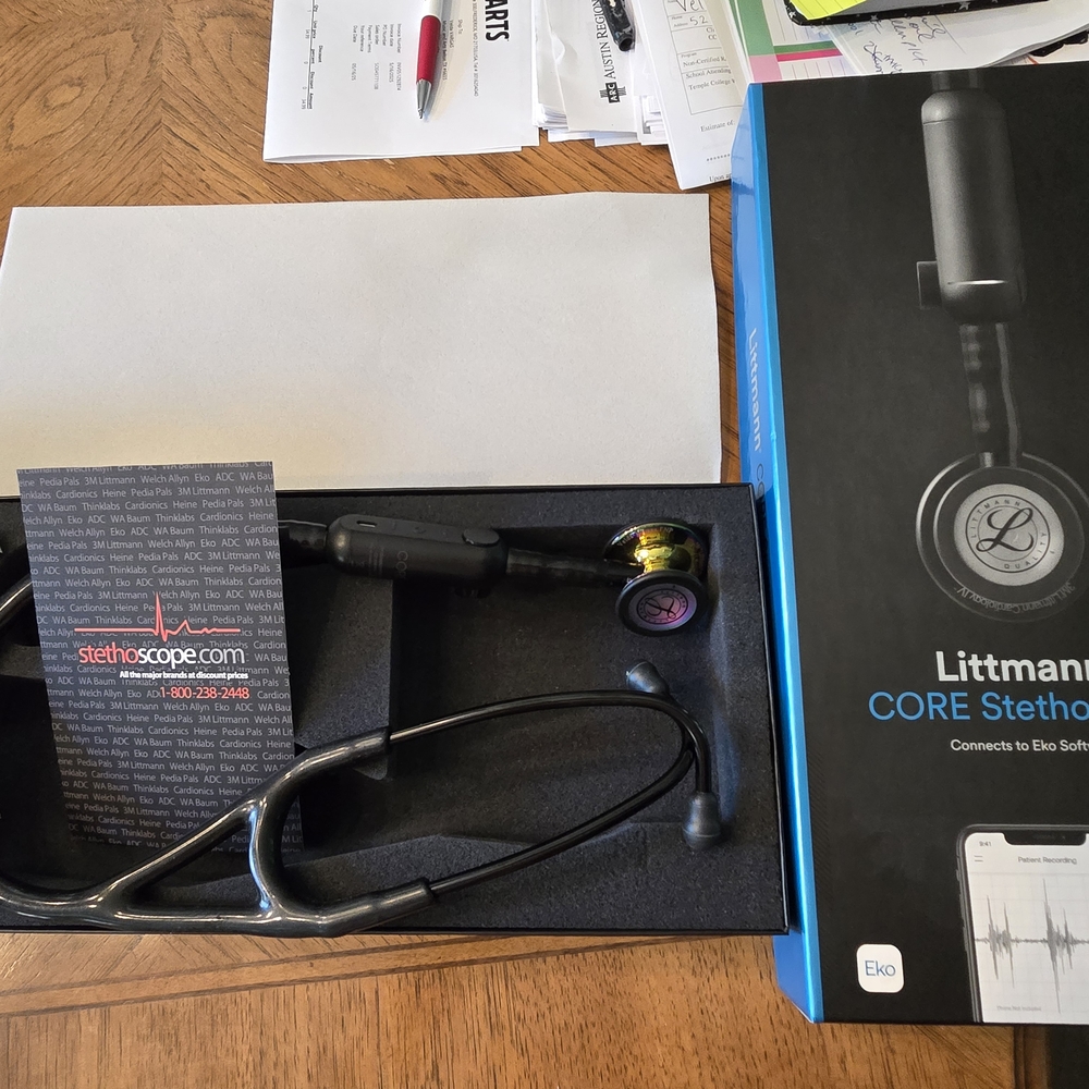 Littmann CORE Stethoscope with Black Tubing